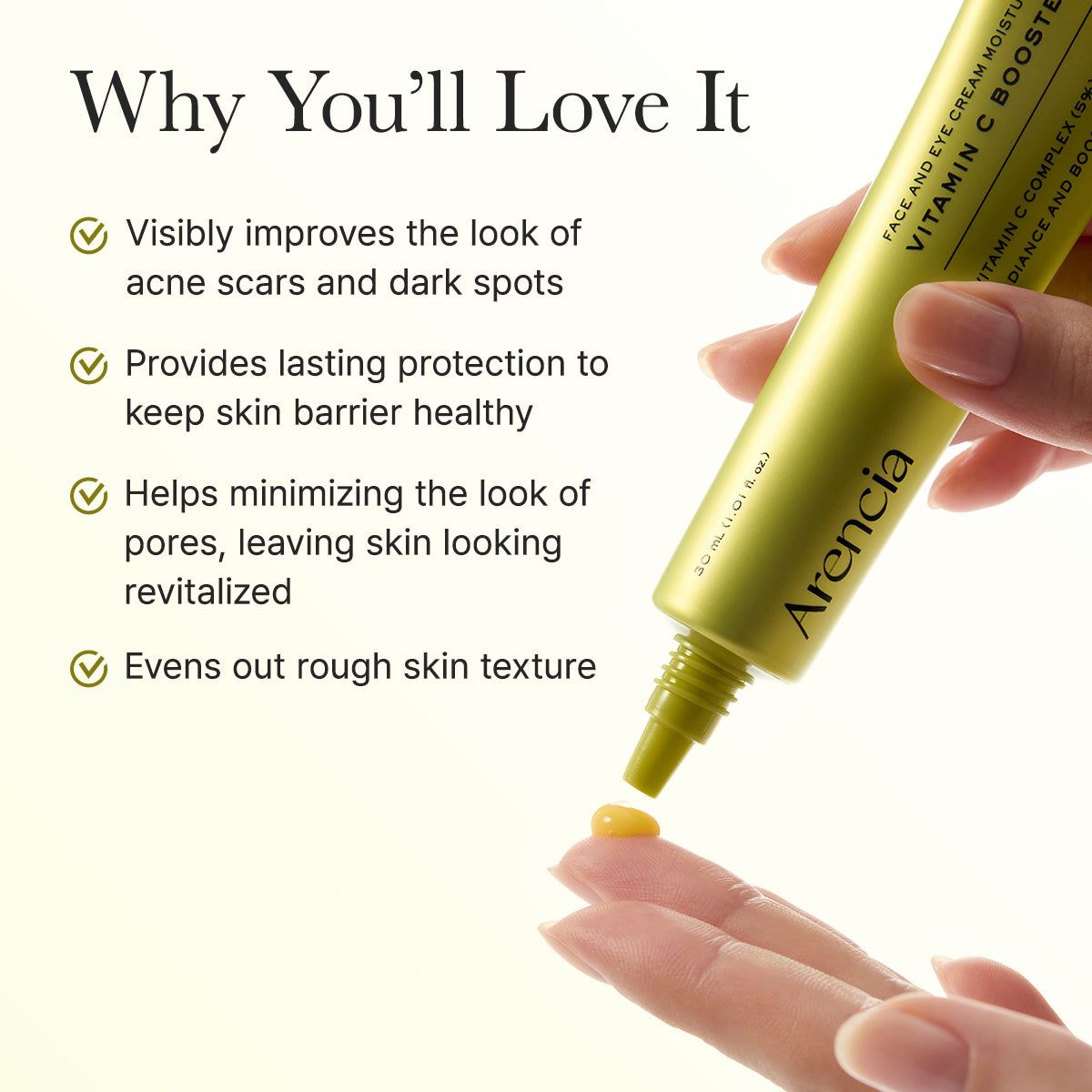 Arencia Vitamin C Booster Shot Face & Eye Moisturizer