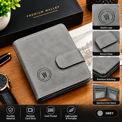 M-Design Soft Leather Signature Wallet for Men