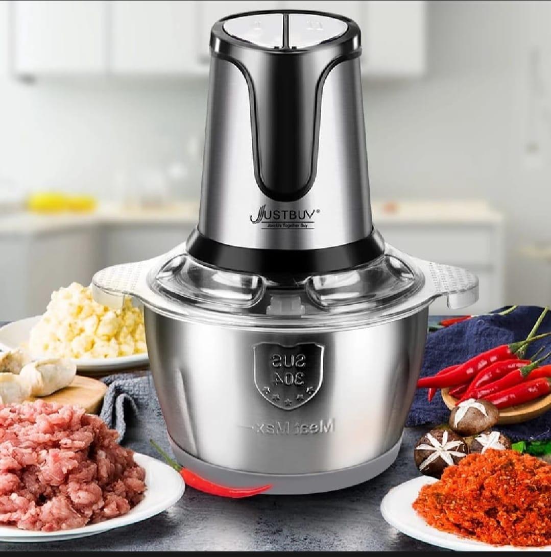 Electric Meat Grinder Stainless Steel 2-Speed