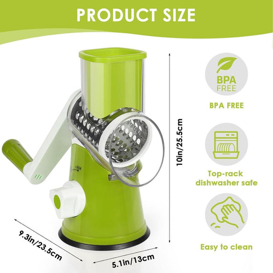 Premium Vegetable Cutter BPA-Free Green White