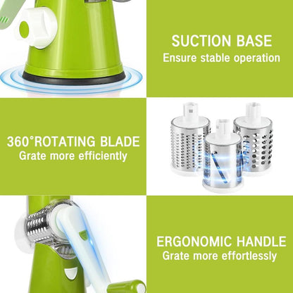 Premium Vegetable Cutter BPA-Free Green White