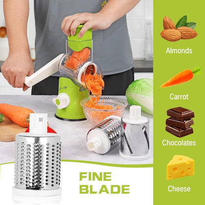 Premium Vegetable Cutter BPA-Free Green White