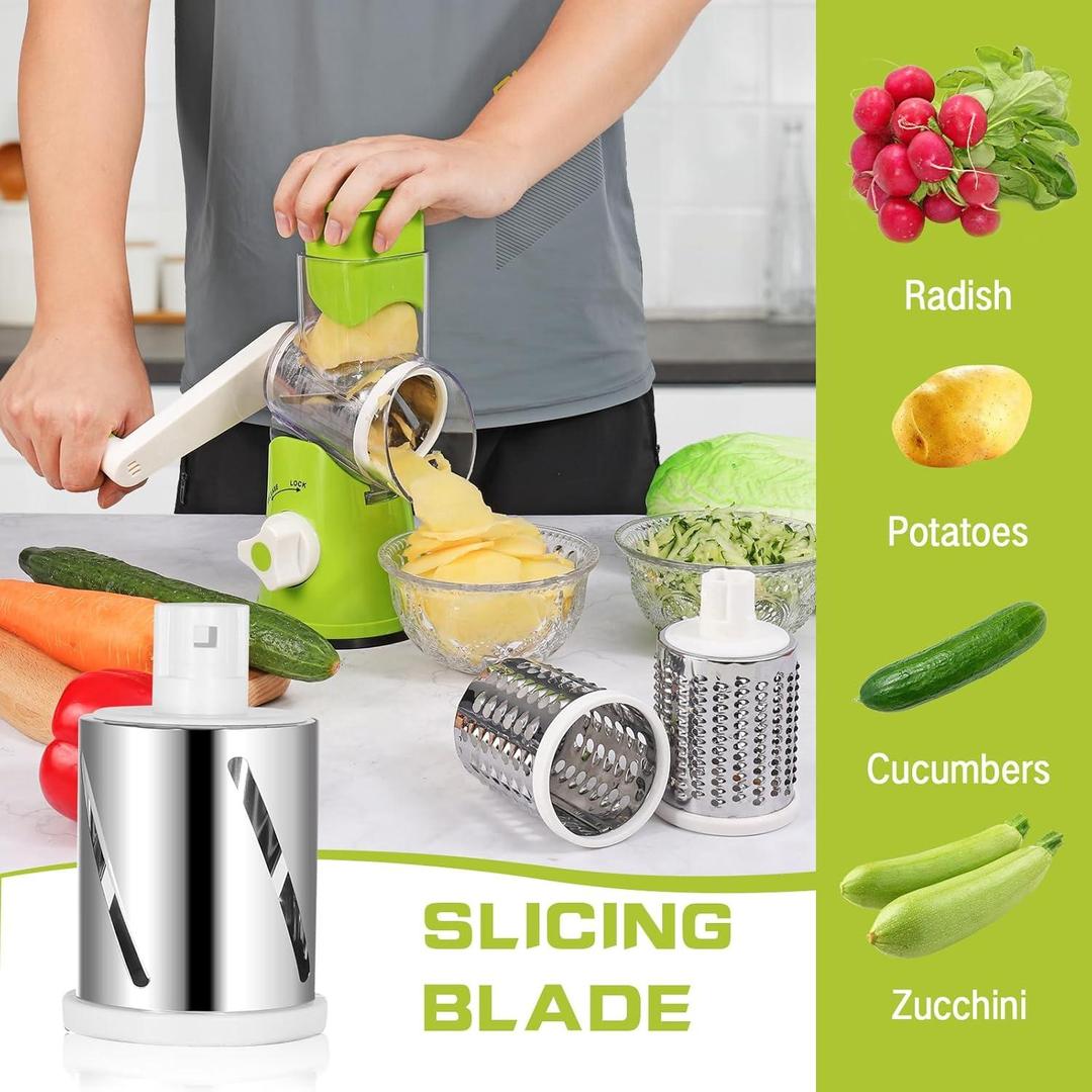 Premium Vegetable Cutter BPA-Free Green White