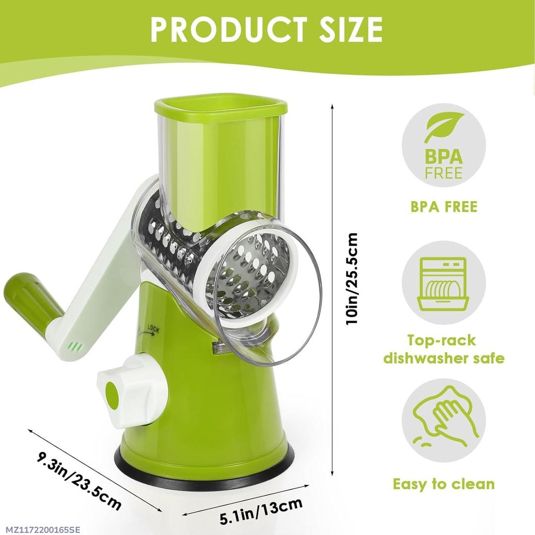 Premium Vegetable Cutter BPA-Free Green White