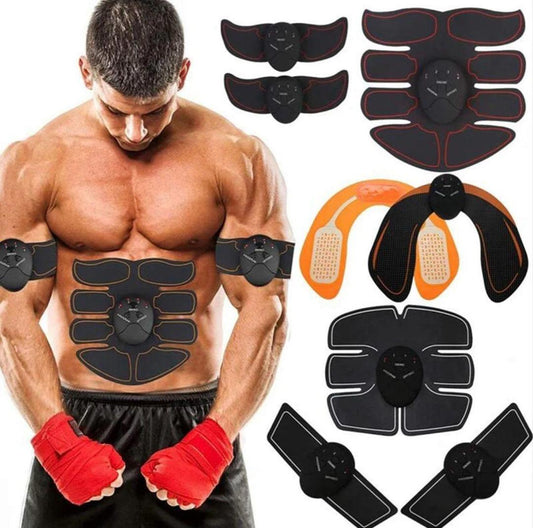 Black Electric Abs Massager with Remote Control