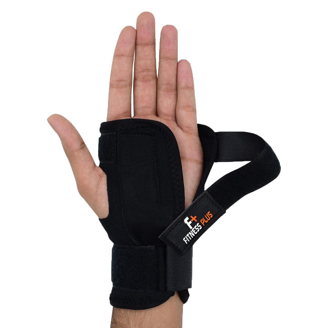 Black Adjustable Hand Grip Wristbands for Men