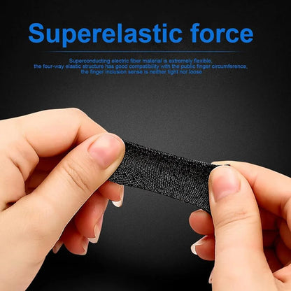 Mobile Gaming Thumb Sleeves Black Anti-Sweat Slip-Proof