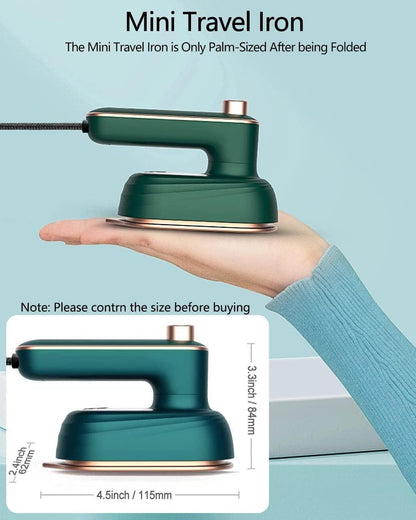 Stainless Steel Steam Iron Green Gold 50ml