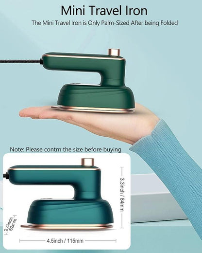 Stainless Steel Steam Iron Green Gold 50ml